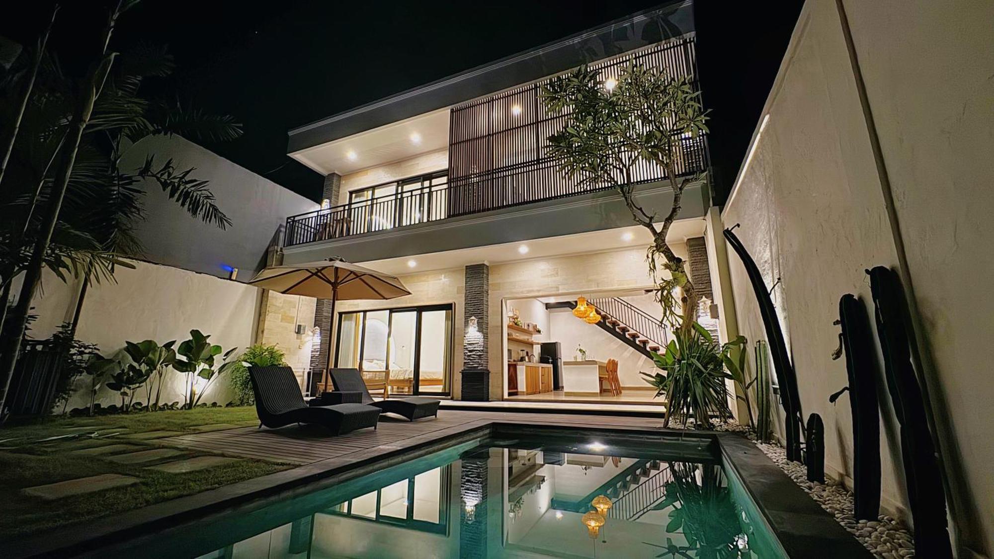 Villa Niu Center Canggu - Fattylion Exteriör bild