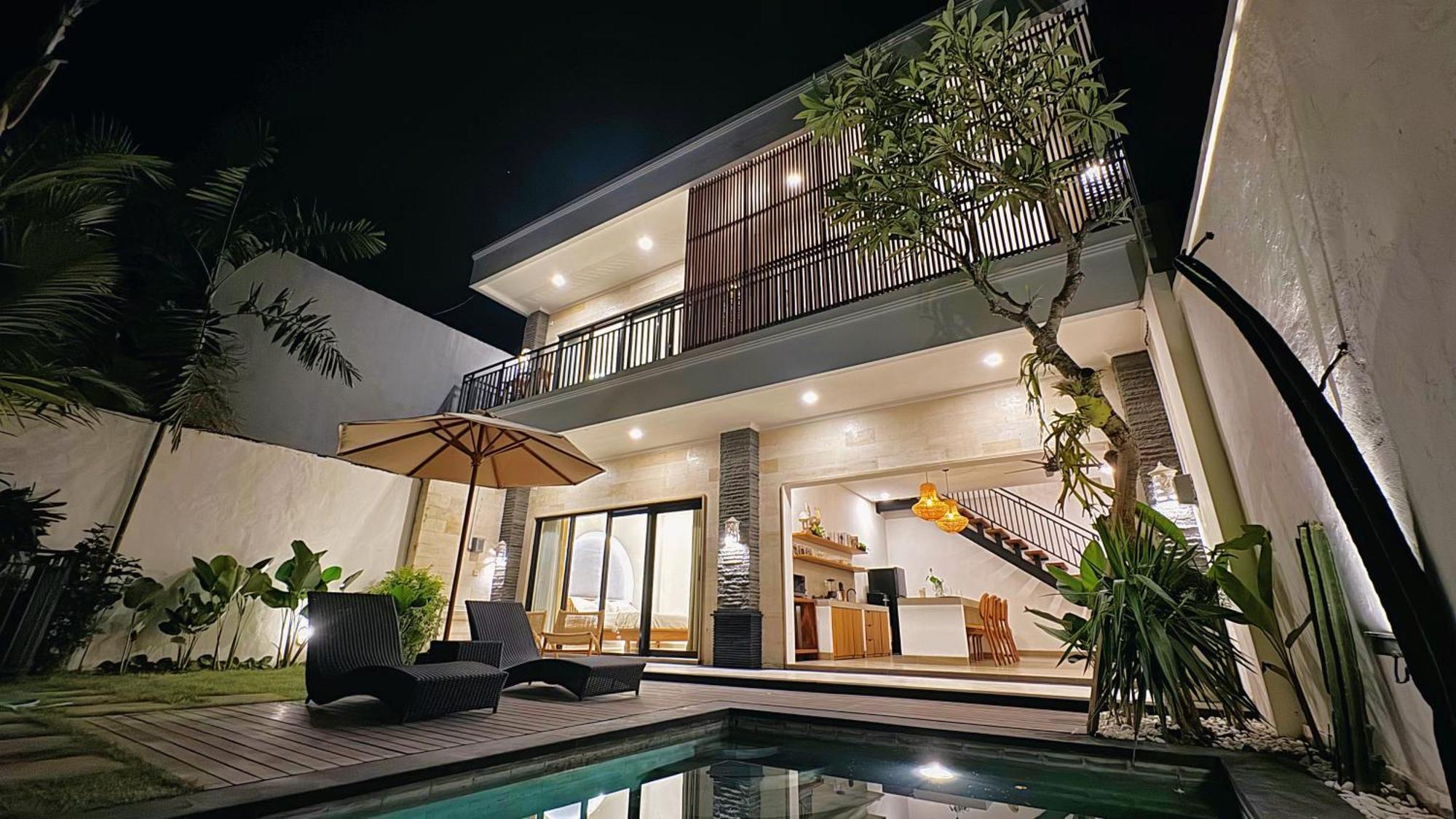 Villa Niu Center Canggu - Fattylion Exteriör bild